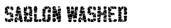 Sablon Washed font preview